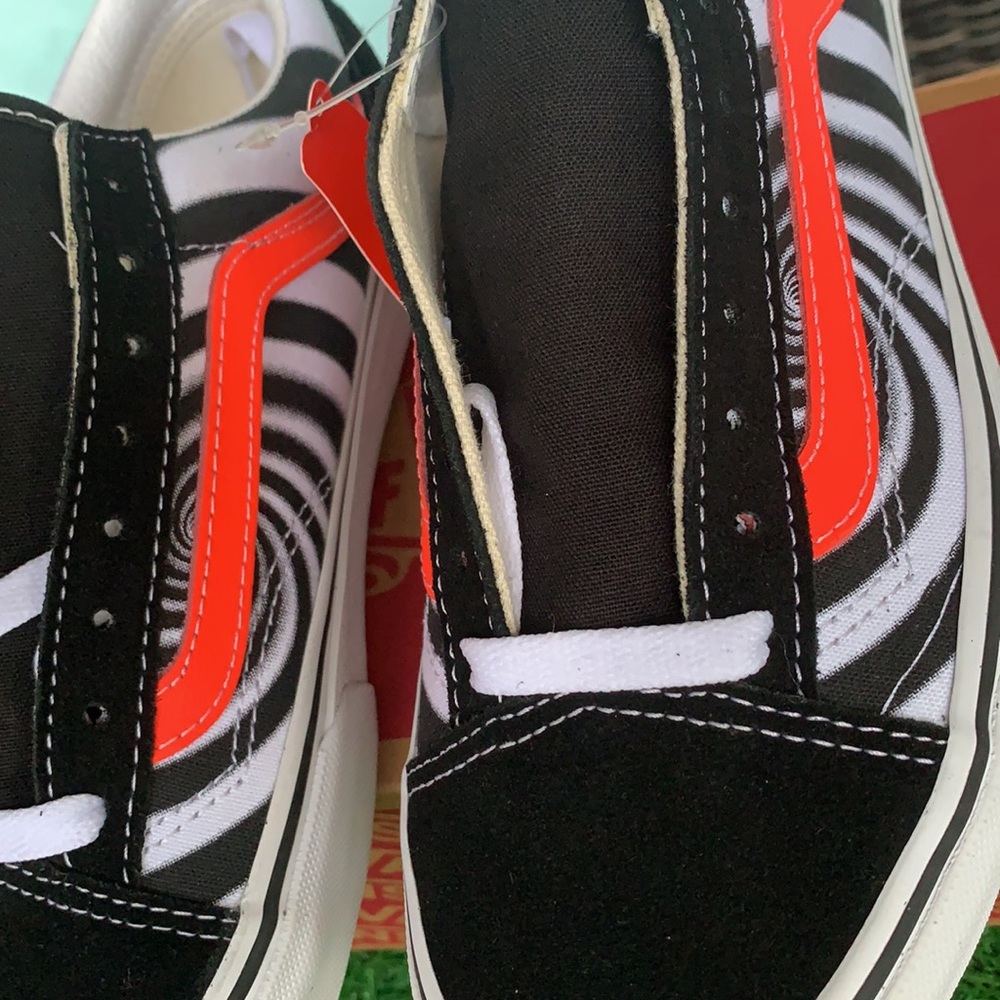 VANS STYLE 36 Swirl Black/Fiery Coral Men’s - Picture 9 of 16